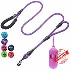 Two Handles Nylon Dog Leash Mountain Rope Lead Reflective For All Sizes Of Dogs