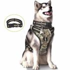 Choke Free Nylon Dog Harness No Pul Easy Control Handle With Front / Back Leash Clips